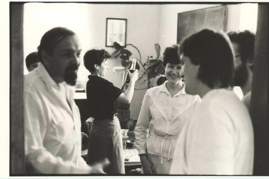 Zleva: Karel Moudrý, Hana Binderová, Míla Navrátilová, Michal Gregor